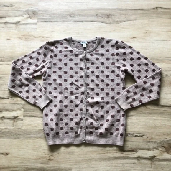 Metallic Holiday Festive Old Navy Button Up Cardigan - Picture 2 of 8